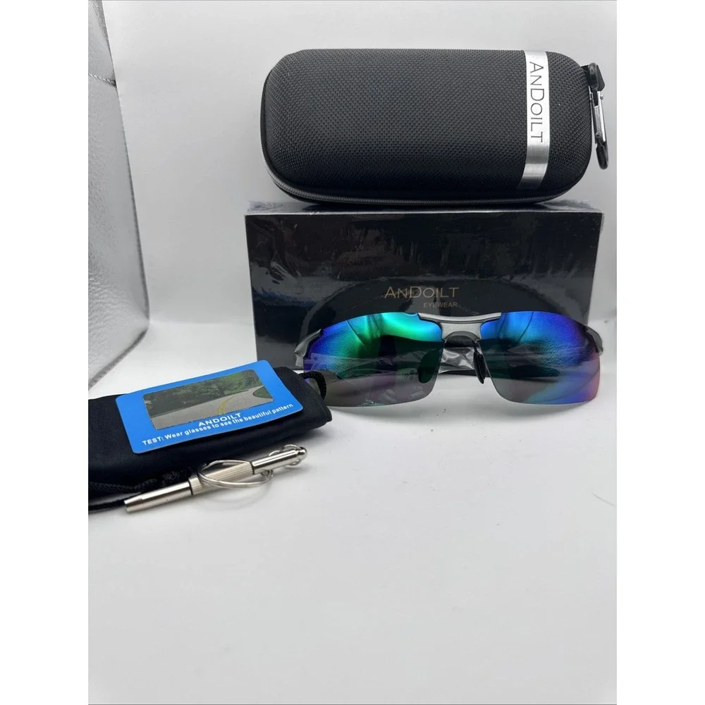 Men Sports Polarized Sunglasses UV Protection for Men‎ Fishing,Driving,Everyday
